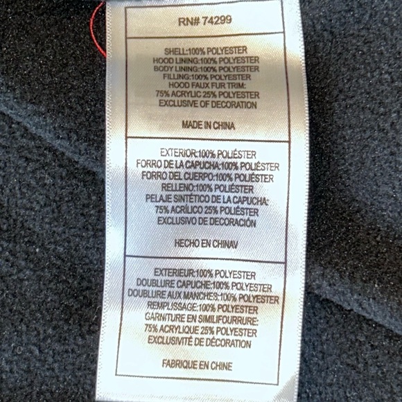 Canada Weather Gear  White Hooded Puffer Vest Faux Fur Trim Zip & Snap Size XL - Picture 14 of 16